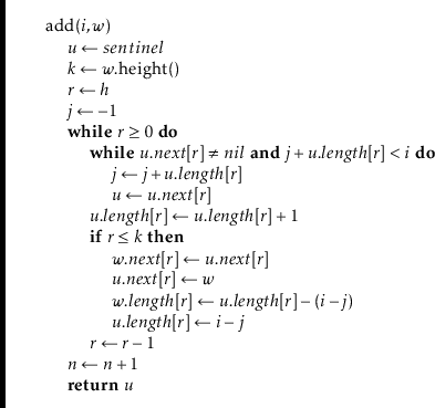 \begin{leftbar}
\begin{flushleft}
\hspace*{1em} \ensuremath{\mathrm{add}(\ensure...
...bf{return}} \ensuremath{\ensuremath{\mathit{u}}}\\
\end{flushleft}\end{leftbar}