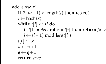 \begin{leftbar}
\begin{flushleft}
\hspace*{1em} \ensuremath{\mathrm{add\_slow}(\...
...return}} \ensuremath{\ensuremath{\mathit{true}}}\\
\end{flushleft}\end{leftbar}