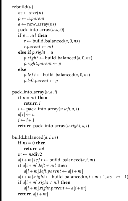 \begin{leftbar}
\begin{flushleft}
\hspace*{1em} \ensuremath{\mathrm{rebuild}(\en...
...ensuremath{\mathit{i}}+\ensuremath{\mathit{m}}]}\\
\end{flushleft}\end{leftbar}
