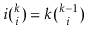 $ i\binom{k}{i}=k\binom{k-1}{i}$