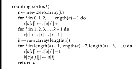 \begin{leftbar}
\begin{flushleft}
\hspace*{1em} \ensuremath{\mathrm{counting\_so...
...bf{return}} \ensuremath{\ensuremath{\mathit{b}}}\\
\end{flushleft}\end{leftbar}
