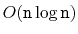 $ O(\ensuremath{\mathtt{n}}\log \ensuremath{\mathtt{n}})$