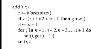\begin{leftbar}
\begin{flushleft}
\hspace*{1em} \ensuremath{\mathrm{add}(\ensure...
...nsuremath{\mathit{i}}, \ensuremath{\mathit{x}})}\\
\end{flushleft}\end{leftbar}